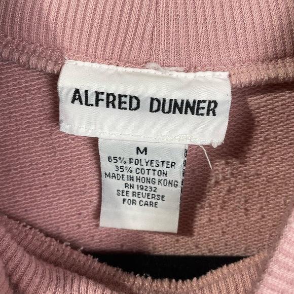 Alfred Dunner Vintage Oversized Pink Flower Sweater Medium Women’s - Picture 5 of 8